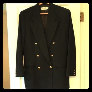 Black wool Boyfriend Blazer